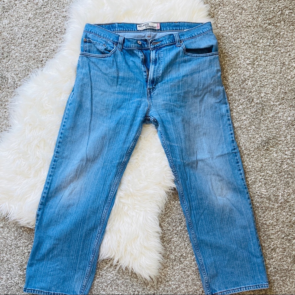 Levi’s 559 Relaxed Straight Jeans Men’s 38x30 Light Wash Vintage Y2K